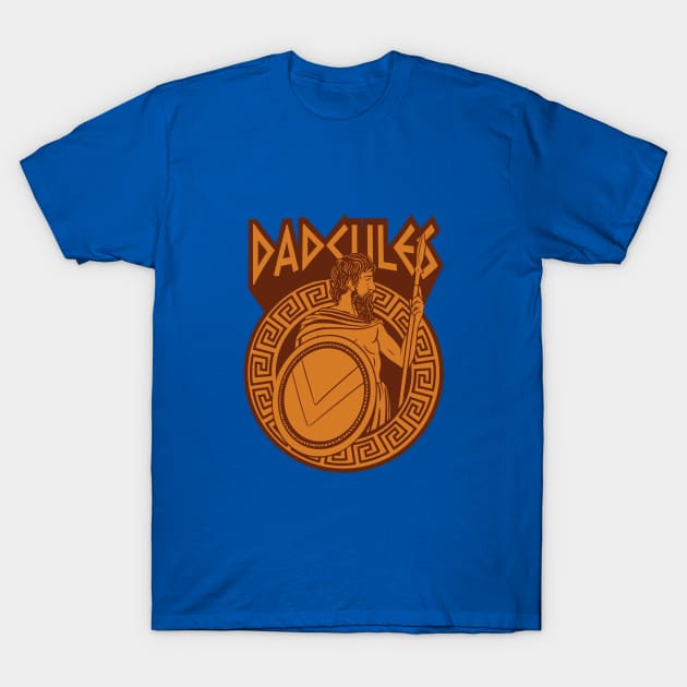 Dadicles - Dad Hero Greek Hero God Fathers Day Design T-Shirt by Popculture Tee Collection